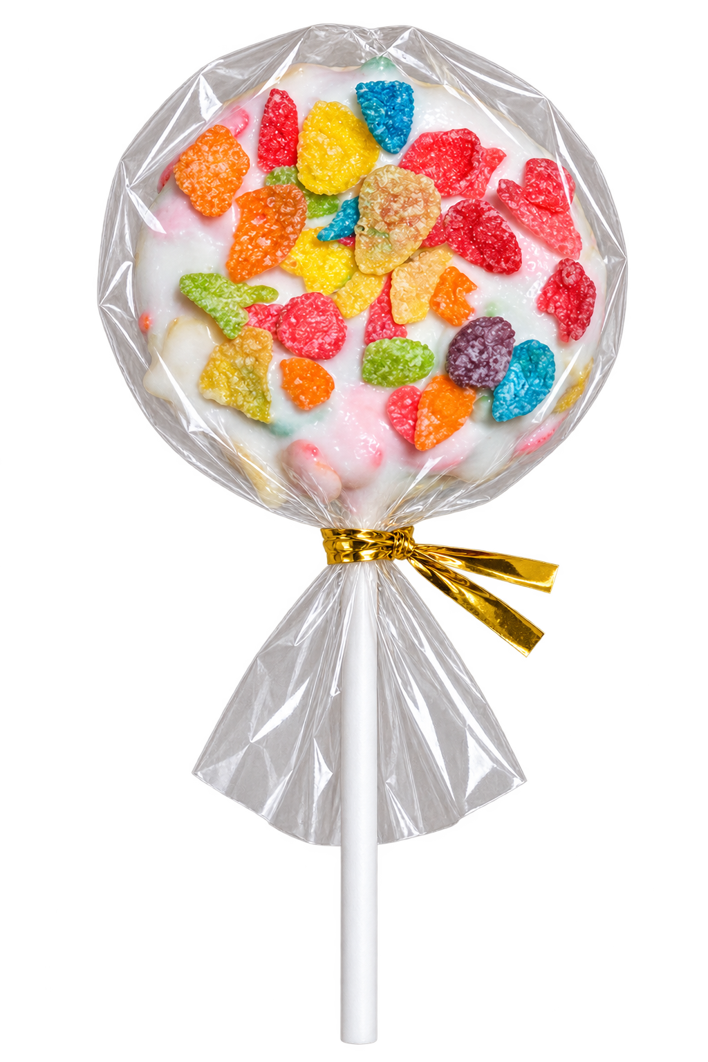 FRUITY PEBBLES cake pop