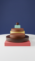 Classic chocolate cake cicle