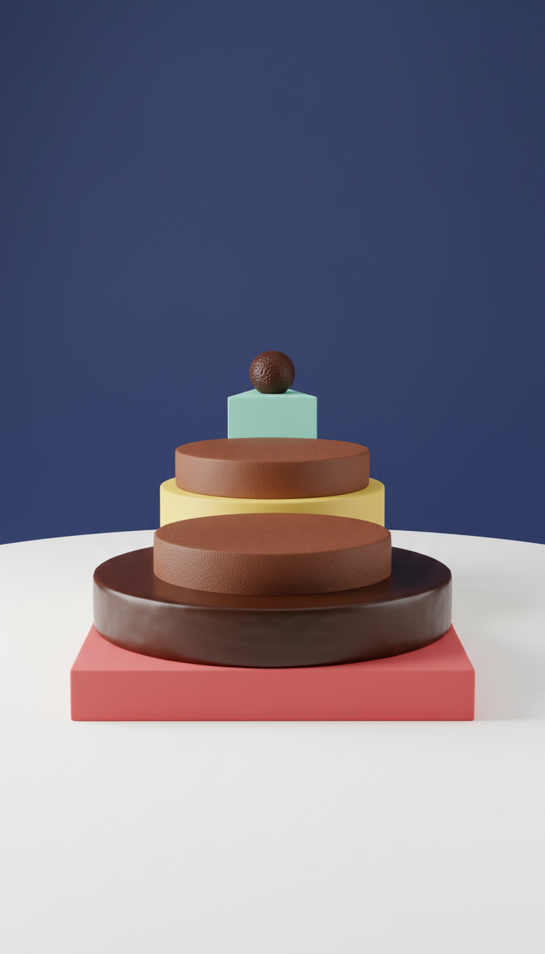 Classic chocolate cake cicle