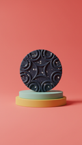 Night navy cookies & cream cake disc
